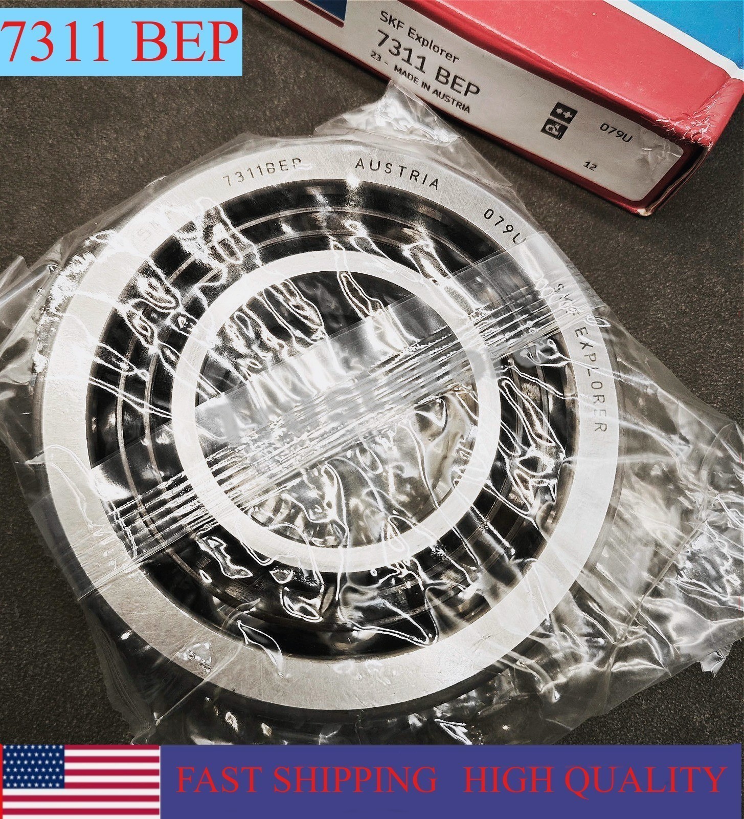 1pcs New Angular Contact Ball Bearing For SKF 7311 BEP 55x120x29mm