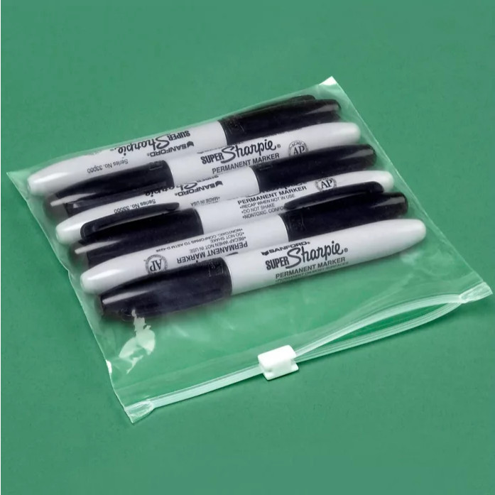 250 Pcs Clear Zip Top Slider Bags, Reclosable, 2.75 Mil, 9″ x 12″