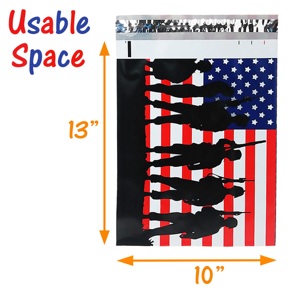 10×13 Poly Mailers, Bees, Flag, Lips, Bugs,Quality Flat Shipping Envelopes Bags!