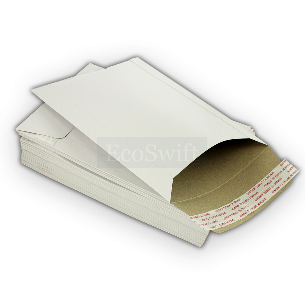 1-2500 9.75 x 12.25 EcoSwift Self Seal Photo Ship Flat Cardboard Envelope Mailer
