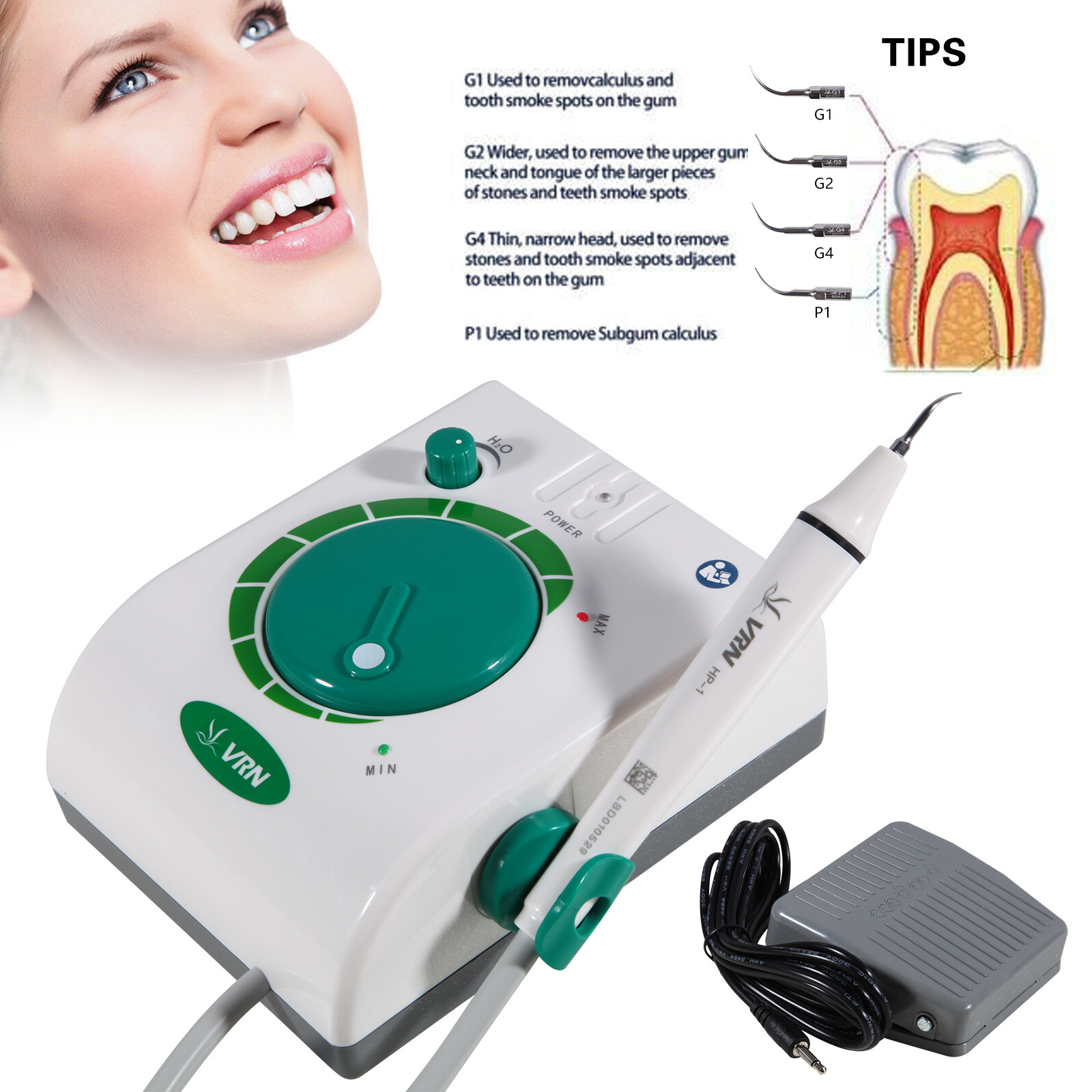 Dental Ultrasonic Piezo Scaler Handpiece 08BL/ Air Scaler Handpiece 2/4Holes