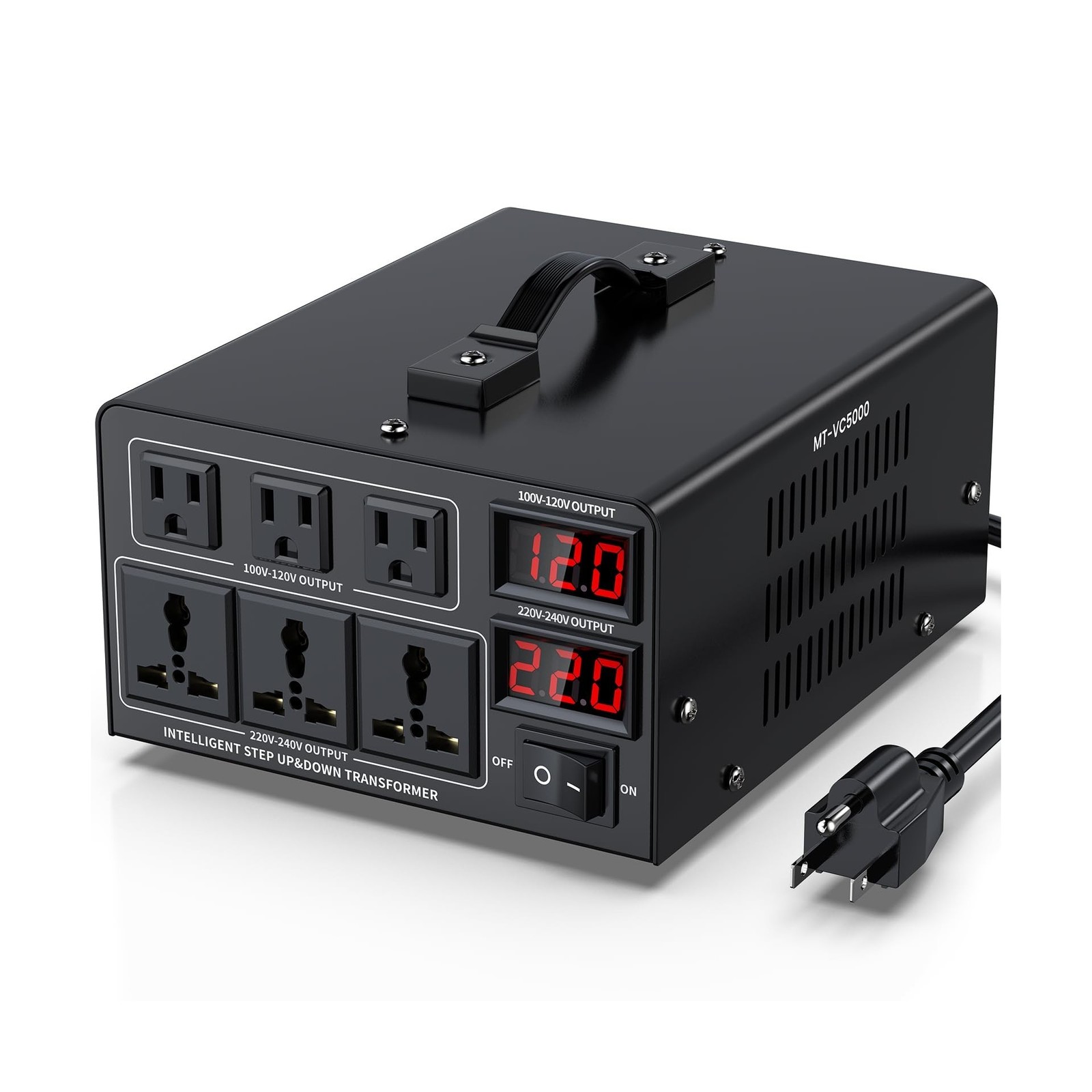 5000W Voltage Converter Transformer(110V to 220V or 220V to 110V) Step Up/Dow…
