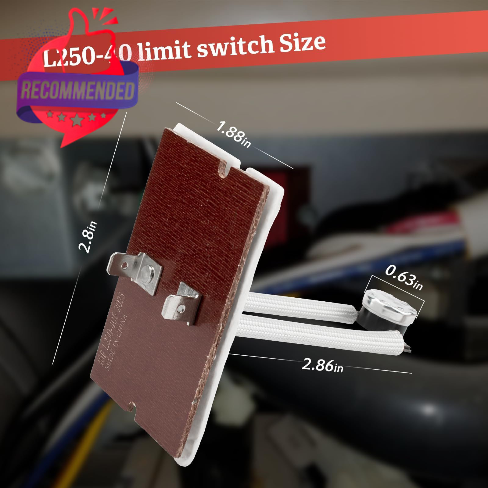 High Limit Switch L250-40 3″ Furnace Compatibility for 3″ Units