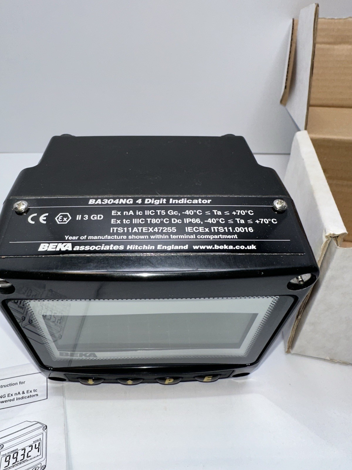 Exloc BA304NG 4–20 mA Loop Powered Indicator Display