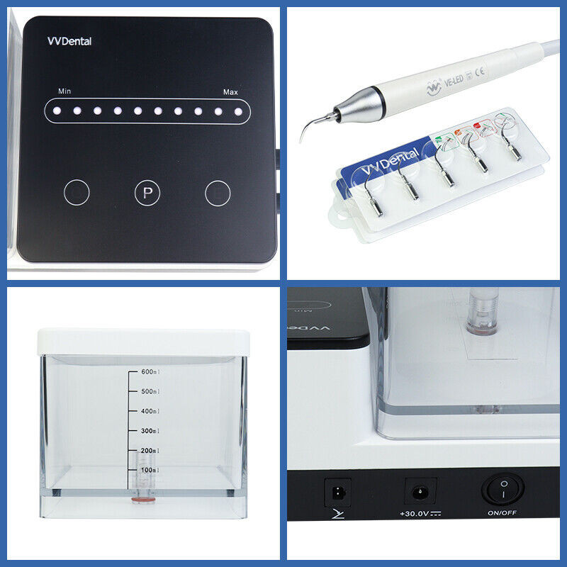 Dental Ultrasonic Piezo Scaler+Bottle LED Handpiece for EMS Cavitron Woodpecker