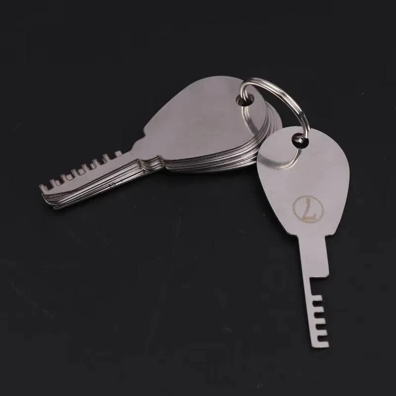 Stainless Steel Comb Lock 9in1 Full Set Repair Comb Tool Bypass Method