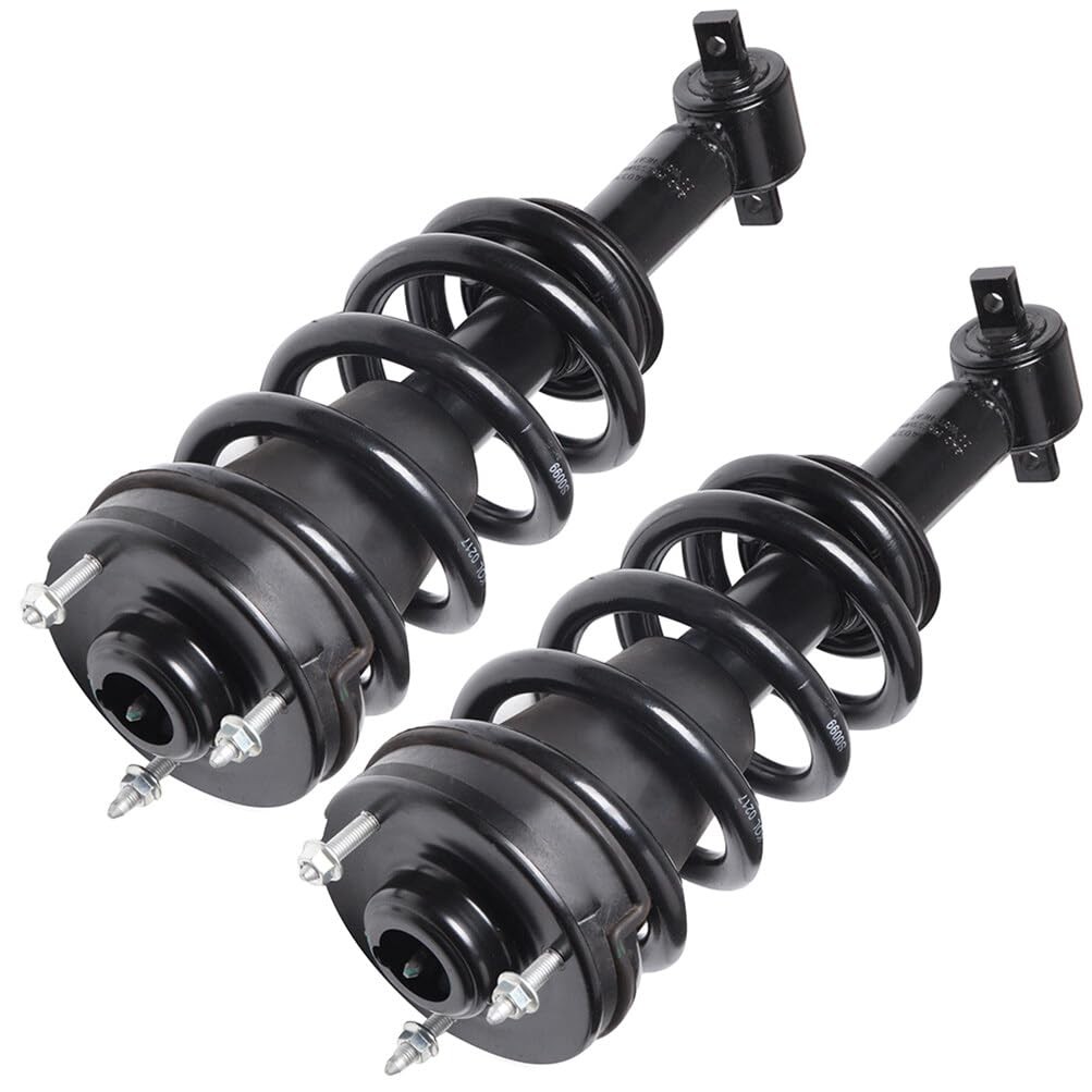 Front Susp Kit 10pc Struts Ctrl Arms Tie Rods Ball Jts 07-14 Cadillac Escalade