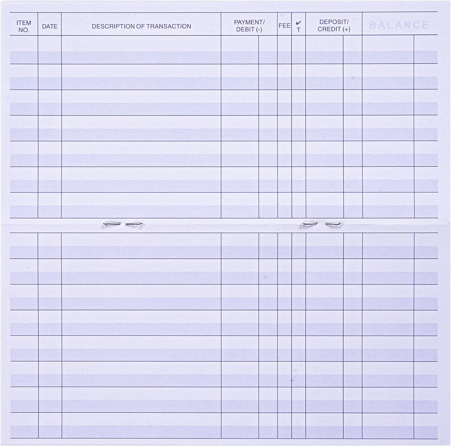 24 PCS Check Registers for Personal Checkbook, Easy to Read Checkbook Register