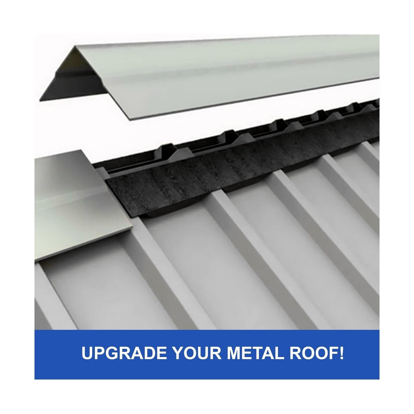 3/4″ Metal Roof Foam Outside Closure Strips (20 Pack) 9 in Profile 3 ft Long
