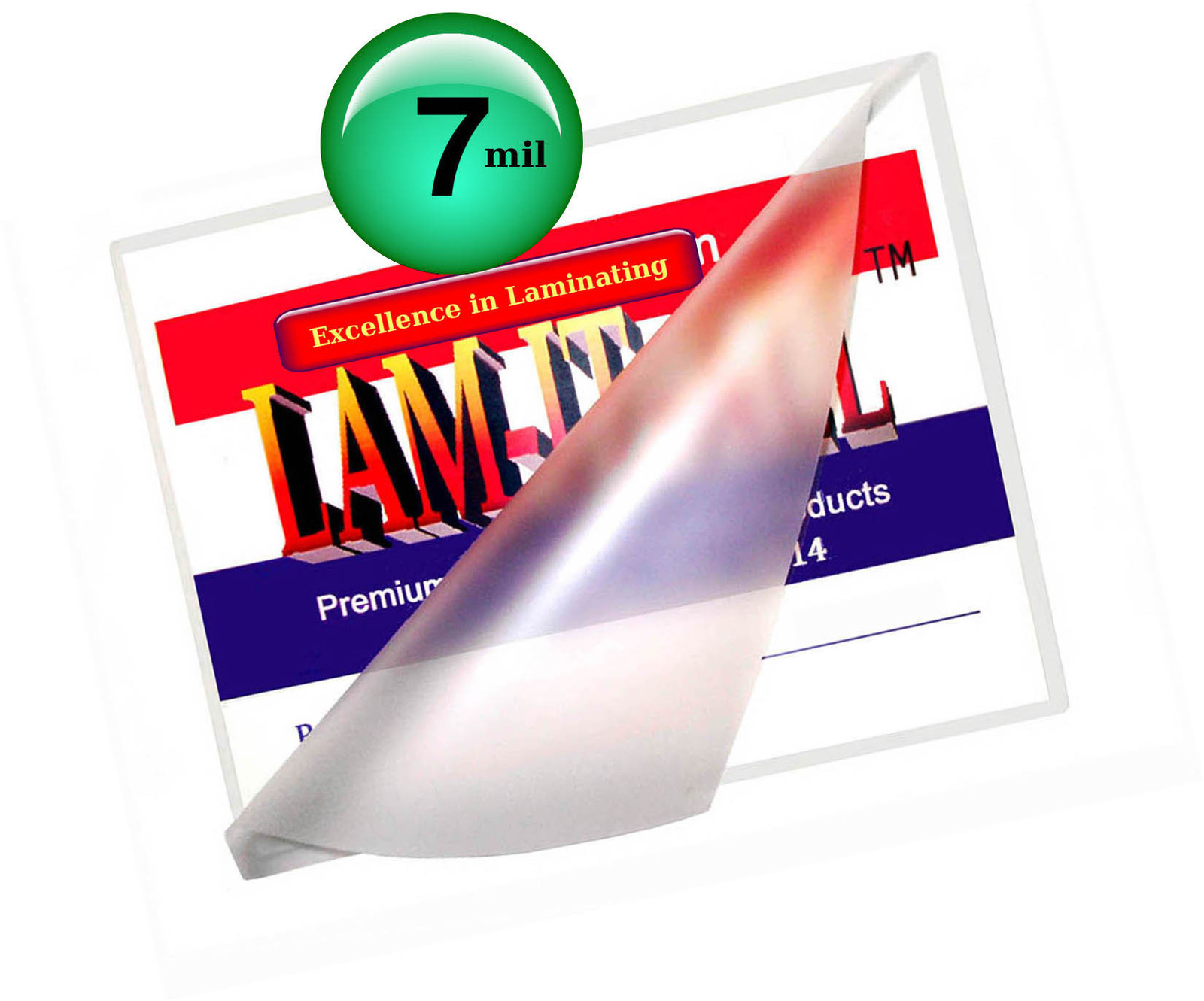 500/pack LAM-IT-ALL 7 Mil Hot Laminating Pouches 2.75 x 3.75 Wallet Photos or?