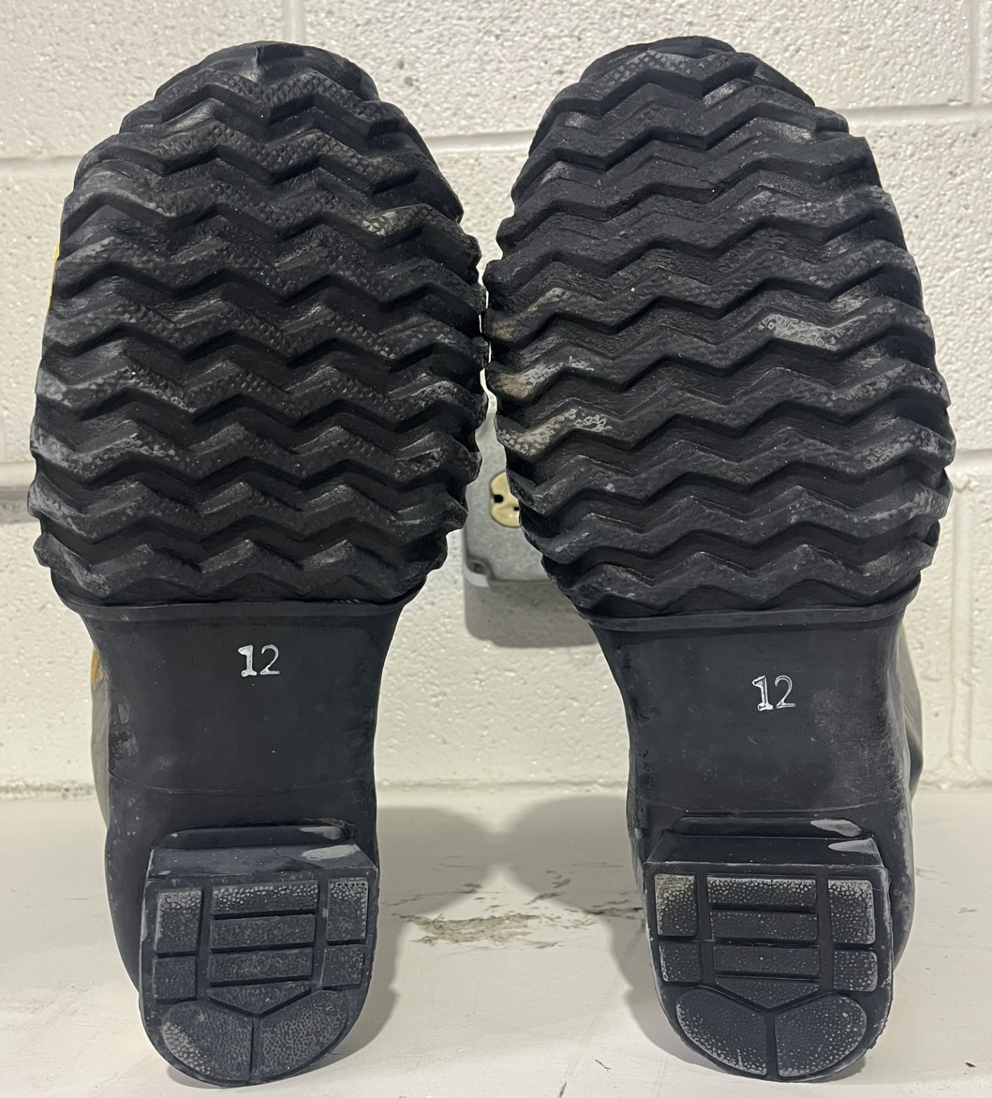 HEAVY DUTY STEEL TOE METATARSAL WATERPROOF RUBBER FIREMAN FIRE BUNKER WORK BOOTS