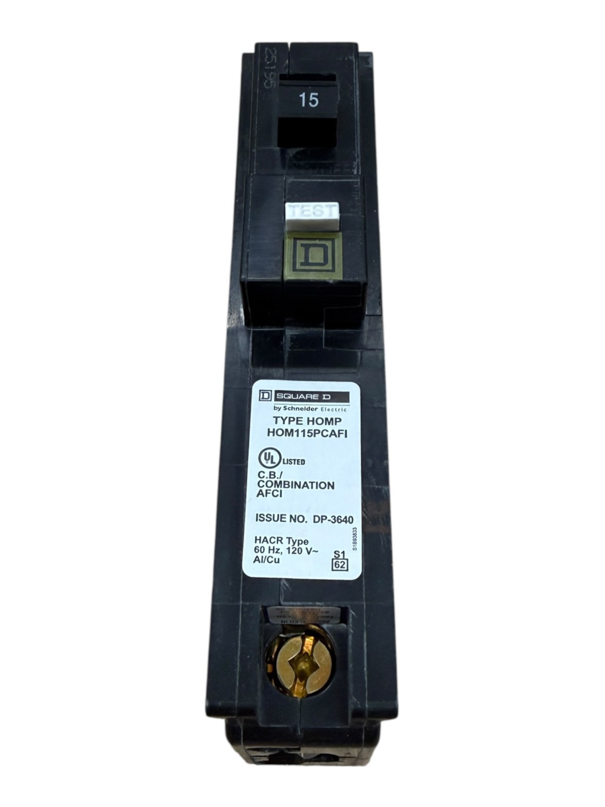 10 PCS Square D HOM115PCAFI HOM115PCAFIC 15A PlugOn Neutral AFCI Circuit Breaker