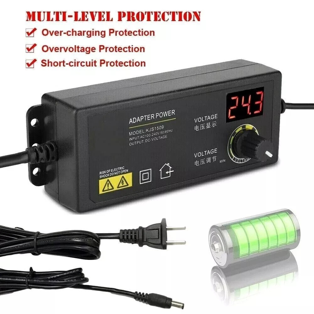 Adjustable power supplies Voltage 3 to 24V AC/DC Switch Power Supply LED Display