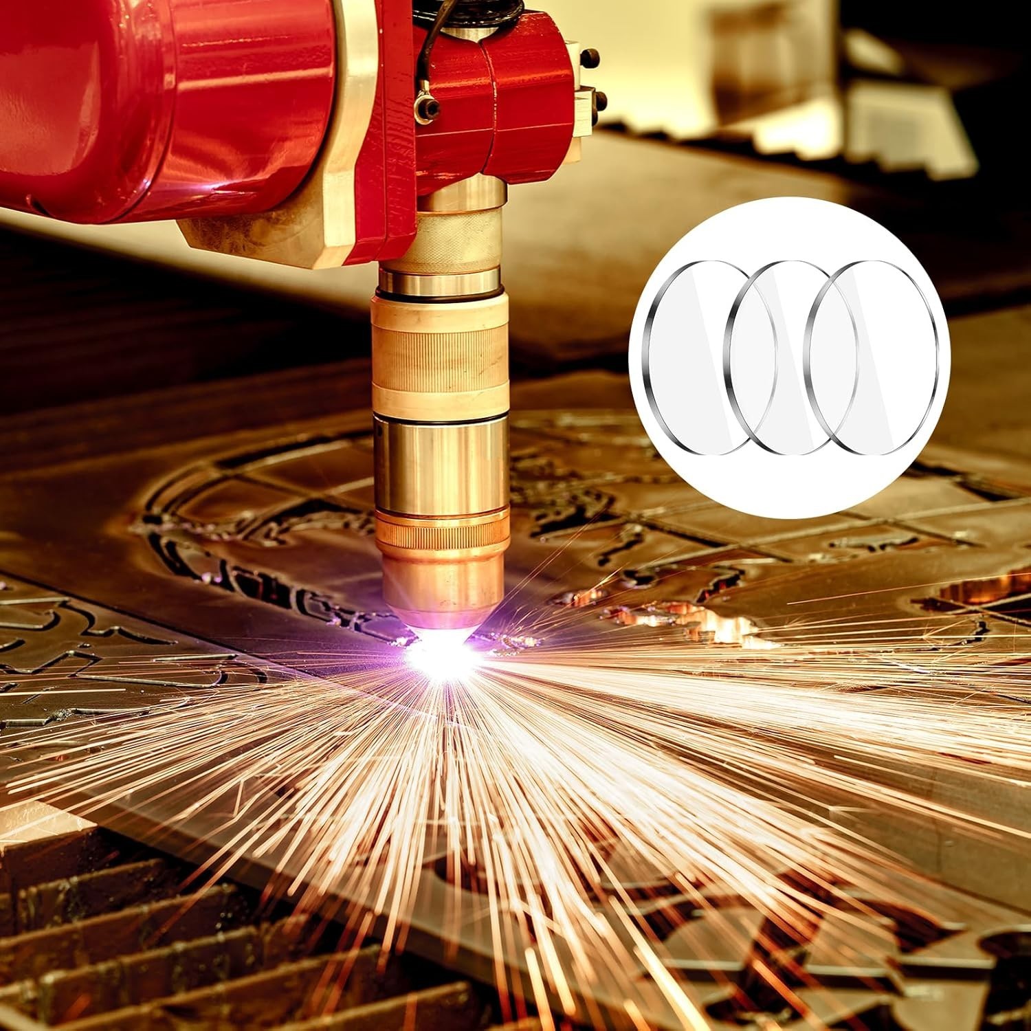 10 Laser Protective Lenses 14mm – High Compatibility for D1 Pro, M1, P20 Modules