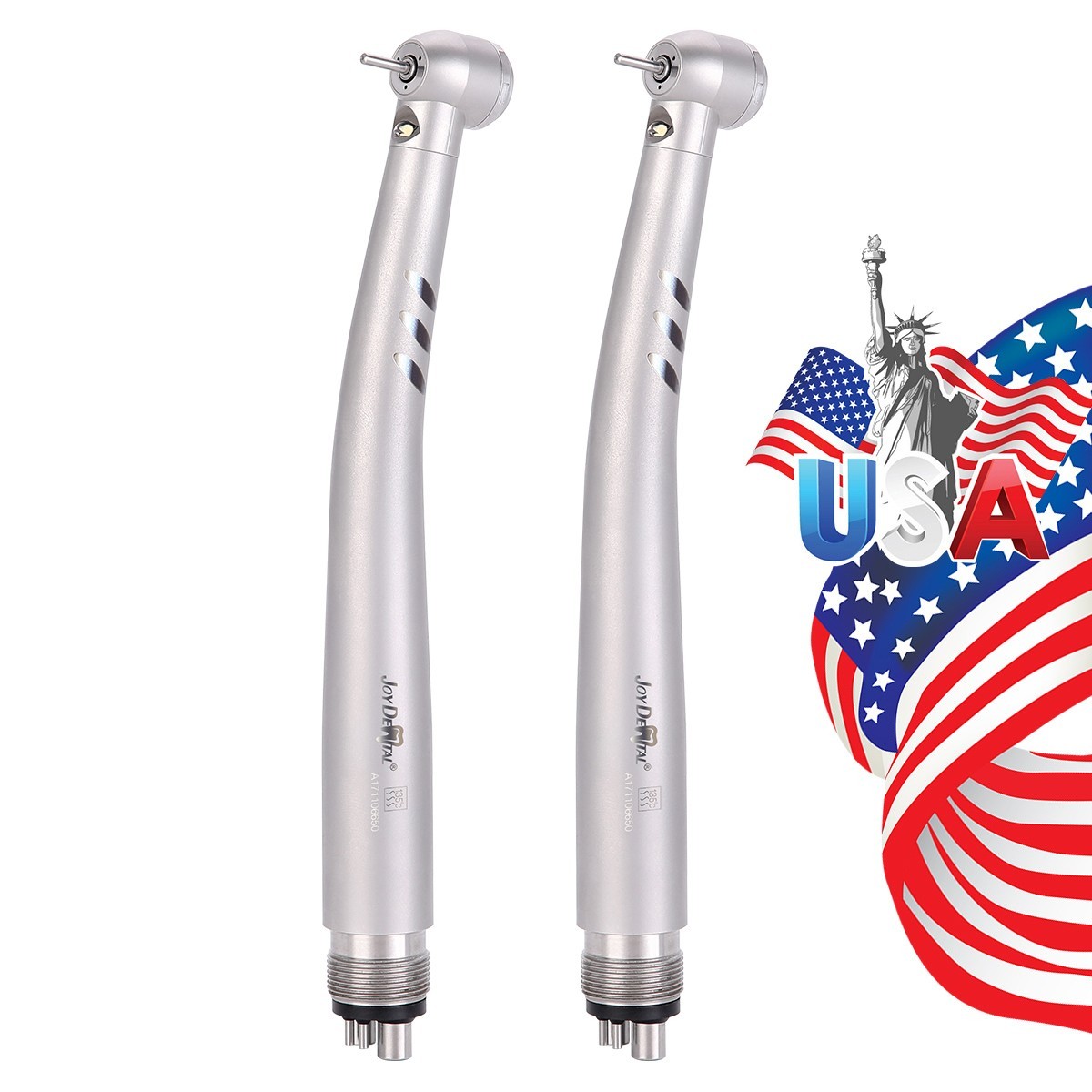 Dental Fast Handpiece High Speed E-generator LED Push 4/3 Spray 2/4 Holes