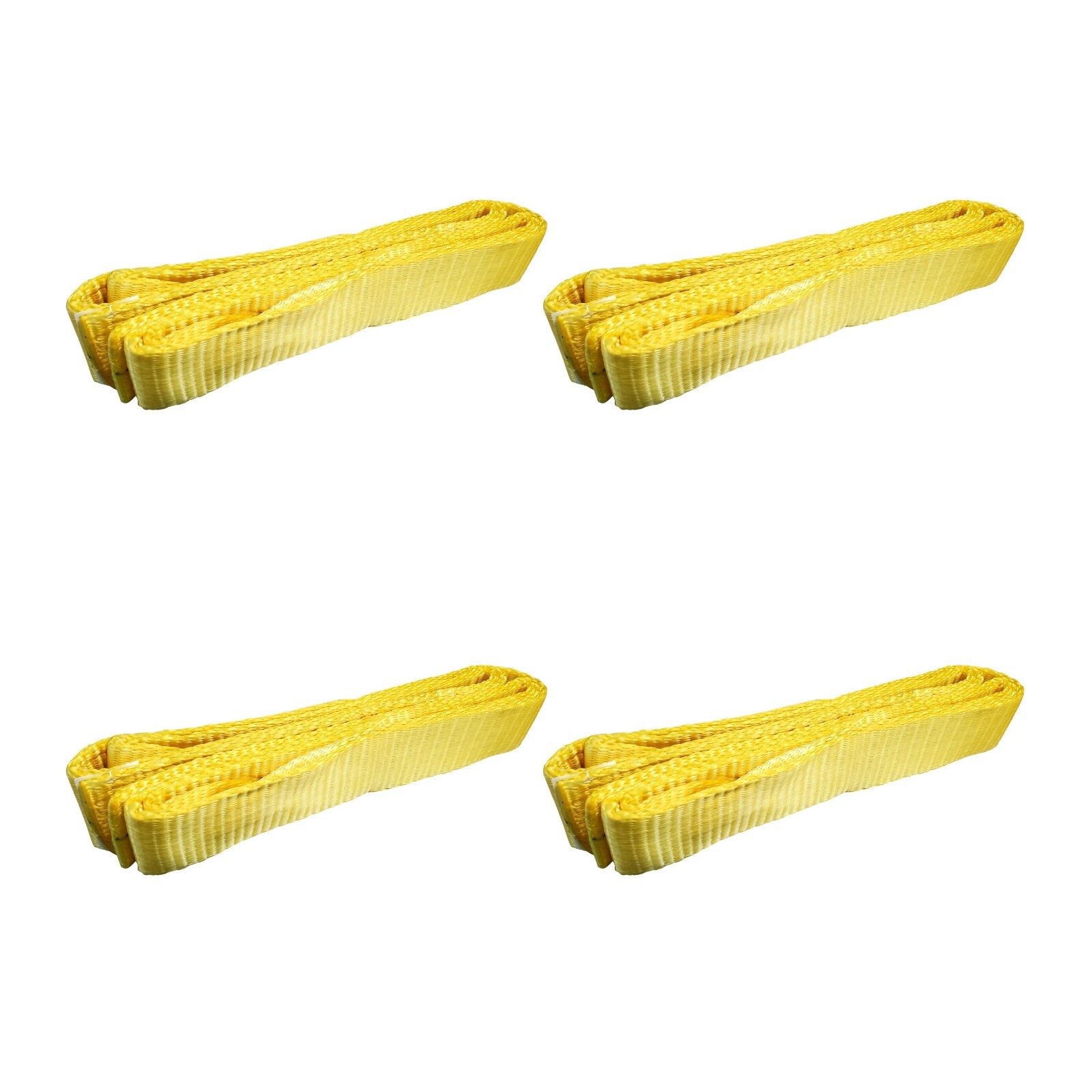 4 Pack 2″ x 6ft Twisted Eye Web Sling Lifting Strap Industrial 3100 lbs