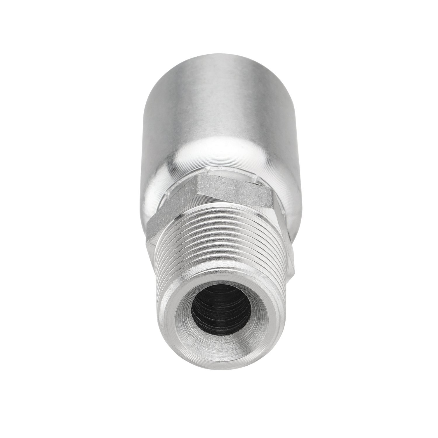 12 Pack 1/2″ I.D. Hose x 1/2″ NPTF Male Hydraulic Hose End Crimp Fittings