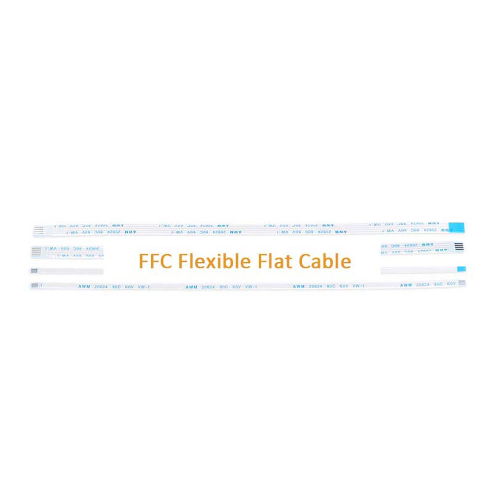 6Pin FFC/FPC Flexible Flat Cable Ribbon 0.5/1.0mm Pitch AWM 20624 Length 6-40cm