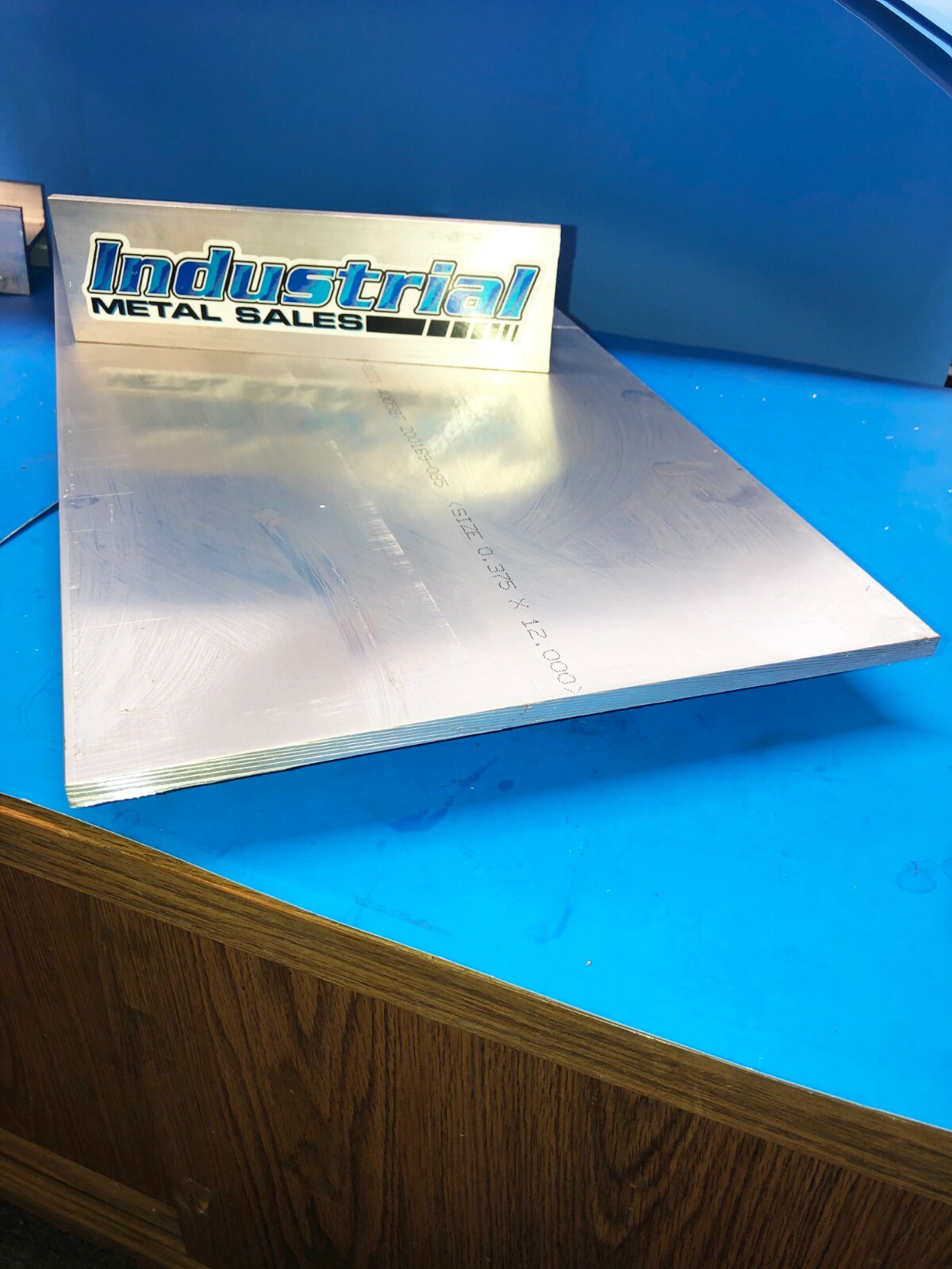 3/8″ x 12″ x 12″-Long 6061 T6511 Aluminum Flat Bar–>.375″ x 12″ MILL STOCK