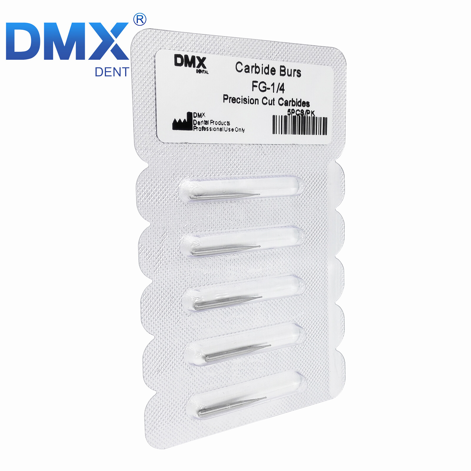 DMXDENT Dental Operative Bur Tungsten Carbide Round FG 1/4 1/2 2 3 4 5 6 7 8# A