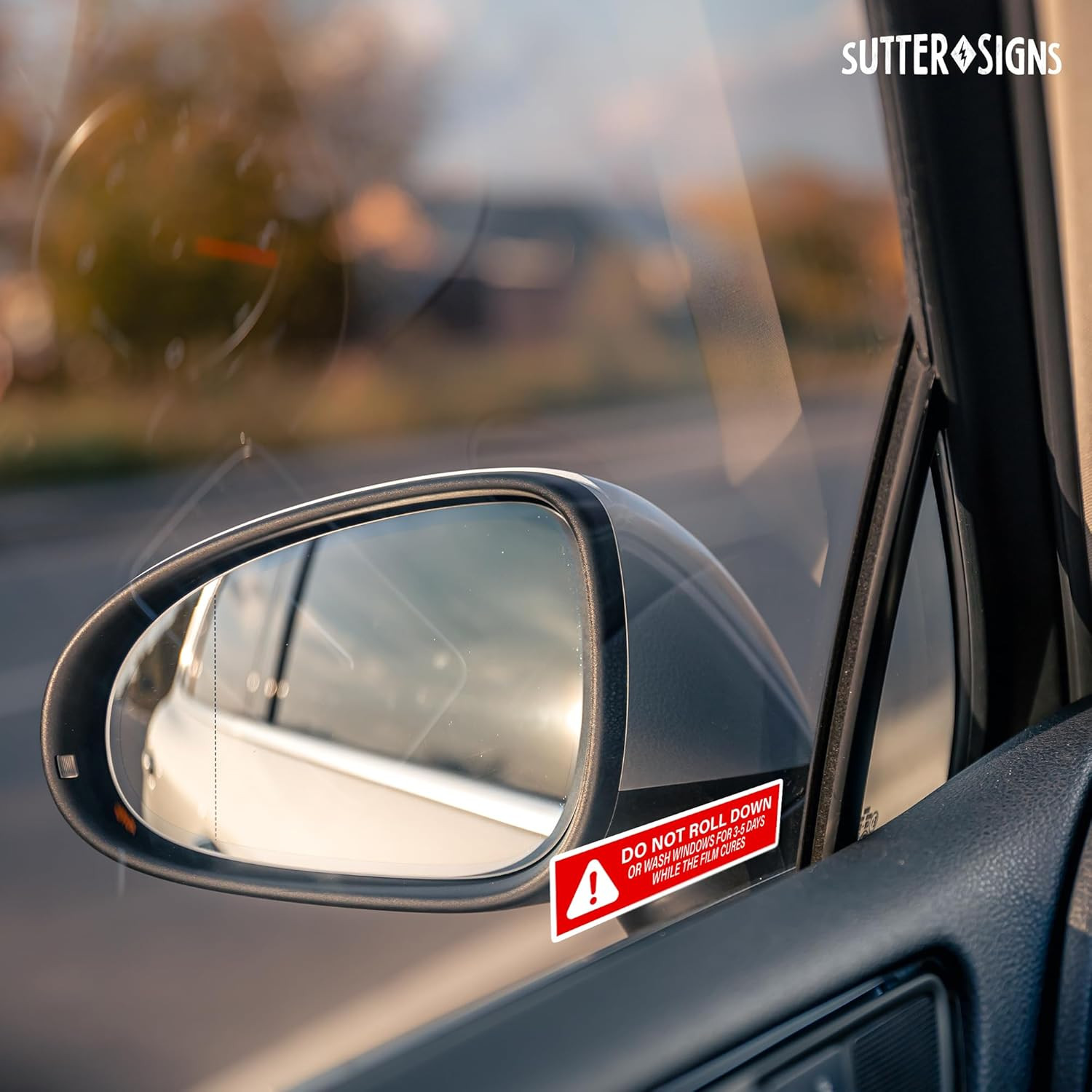 500Pcs Do Not Roll down Window Stickers, Removable Adhesive Warning Labels for A