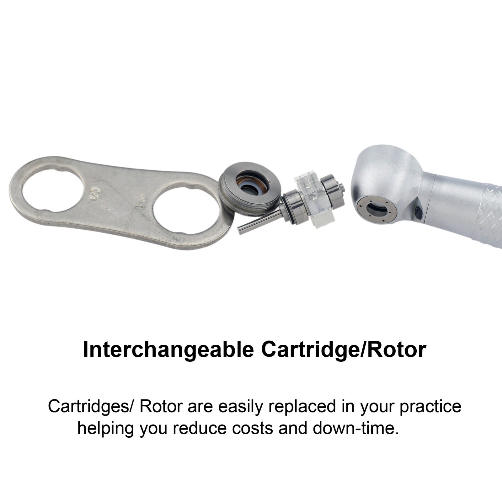 COXO Dental Fiber Optic Handpiece High Speed Turbine For Kavo NSK Sirona Coupler