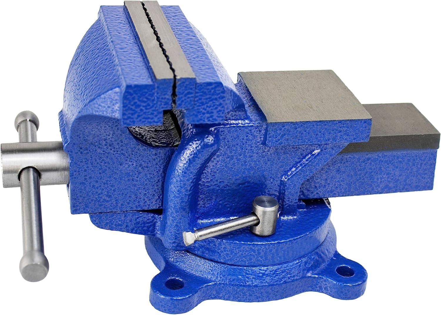HFS(R) 5″ Heavyduty Bench Vise Anvil Forged 360 Swivel Locking