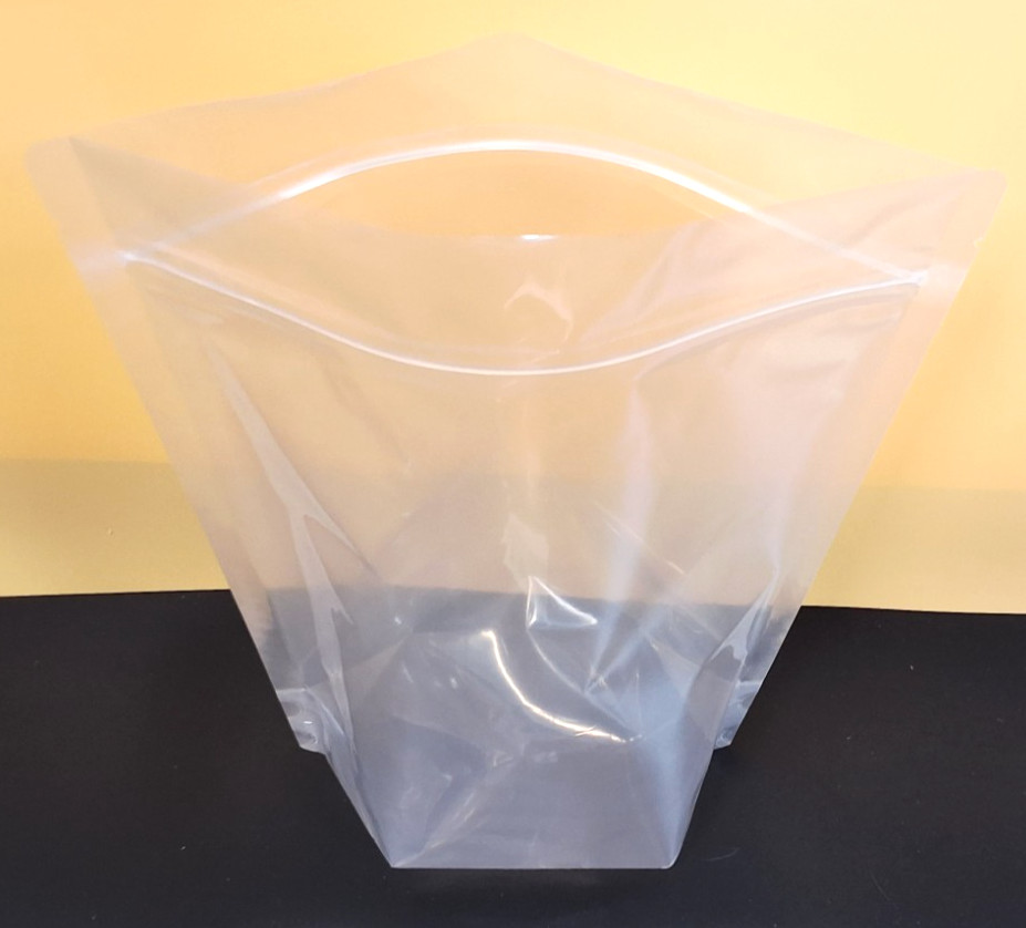 500 Clear Stand-Up Pouches 24 oz Poly Bags Food Storage Packaging 40x32x25 NEW