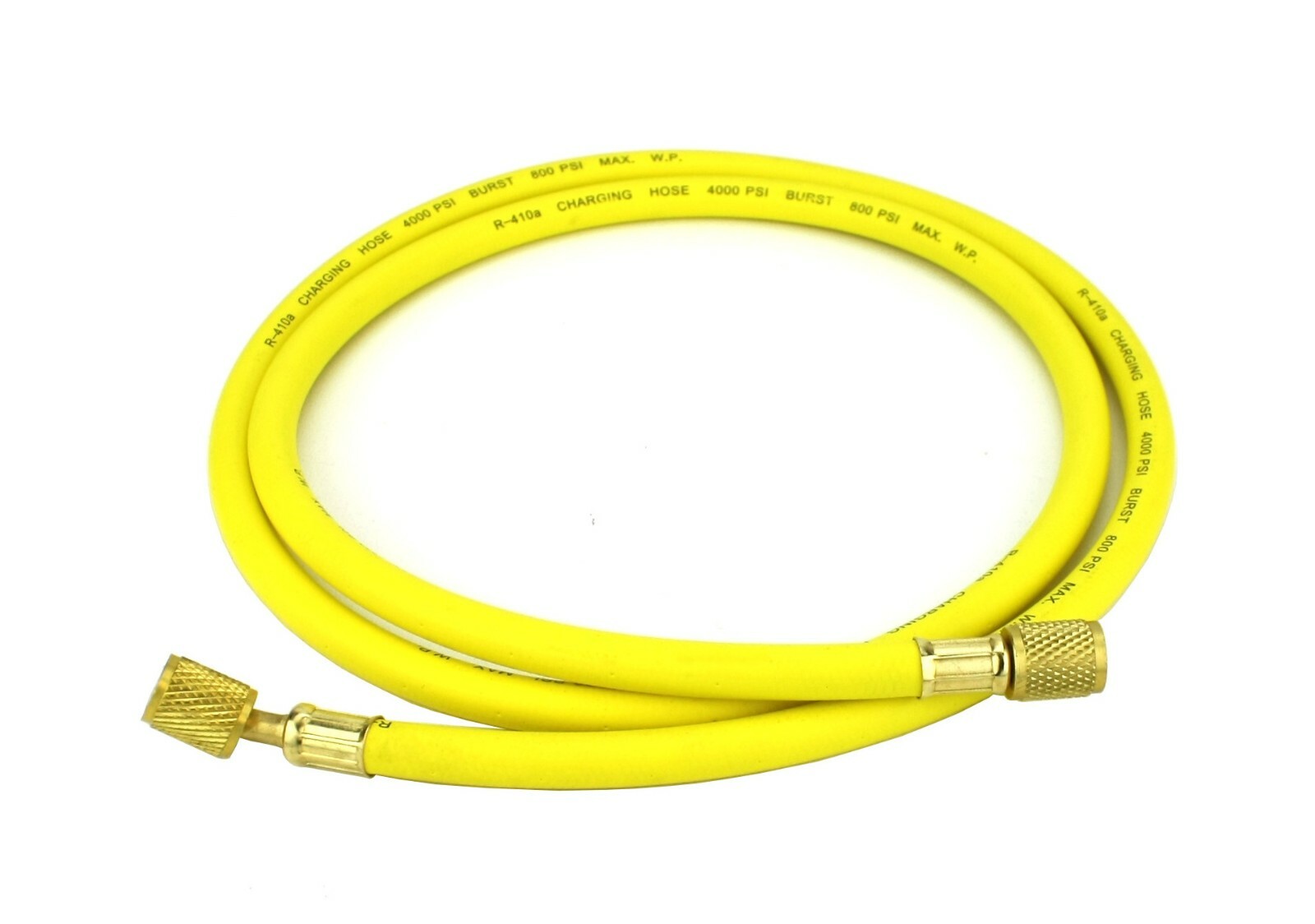 Refrigeration Hose – 60″ – Working Press: 800 PSI -1/4″ Female Flare – 45° Angle