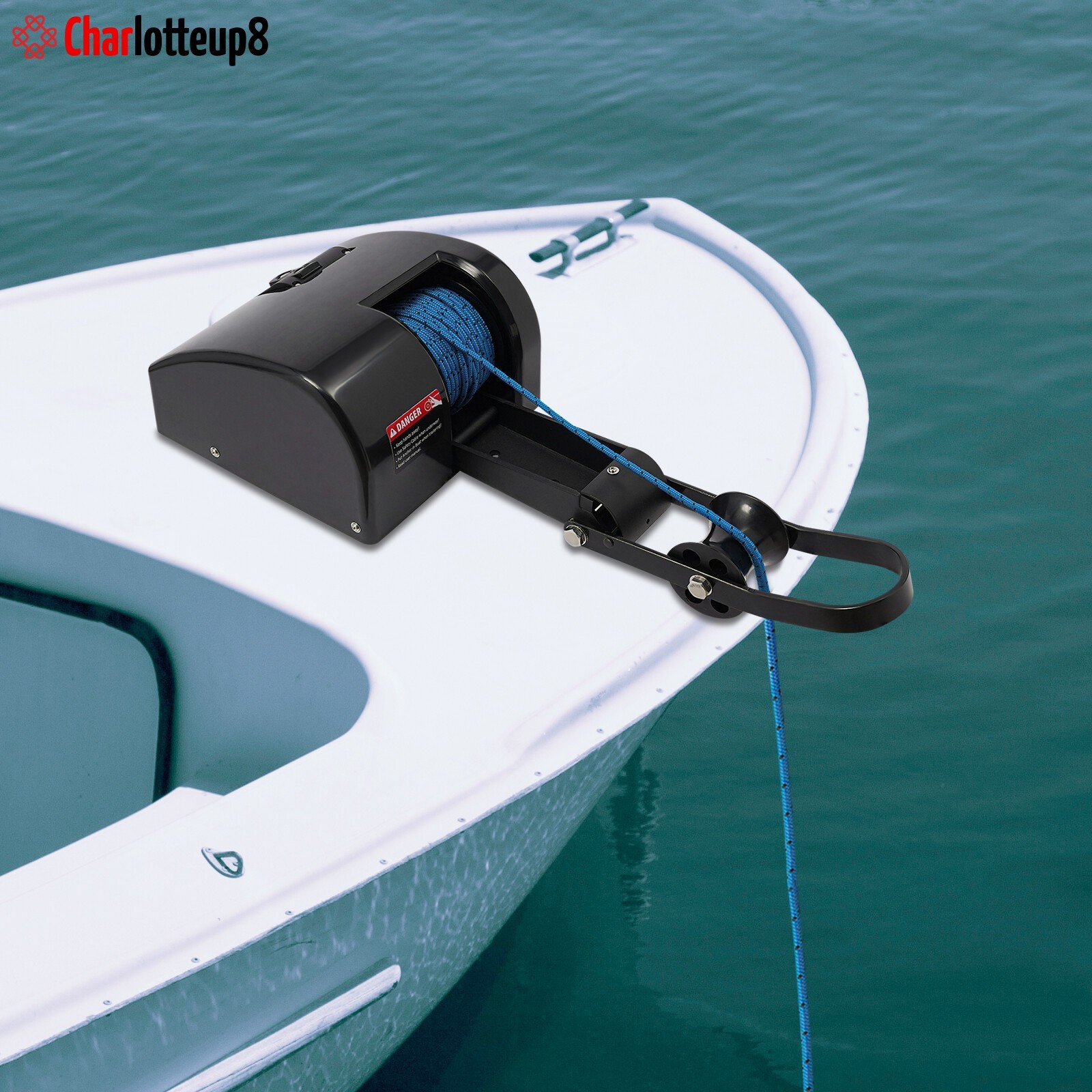35lbs 12V Heavy Duty Boat Electric Anchor Winch with Wireless Remote Control