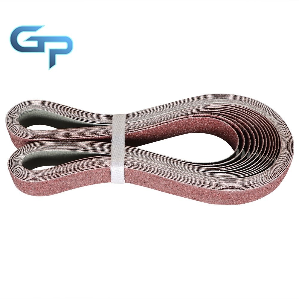 New 1 In x 42 In Sanding Belts 60 80 120 150 240 400 Grits Red Belt Sandpaper