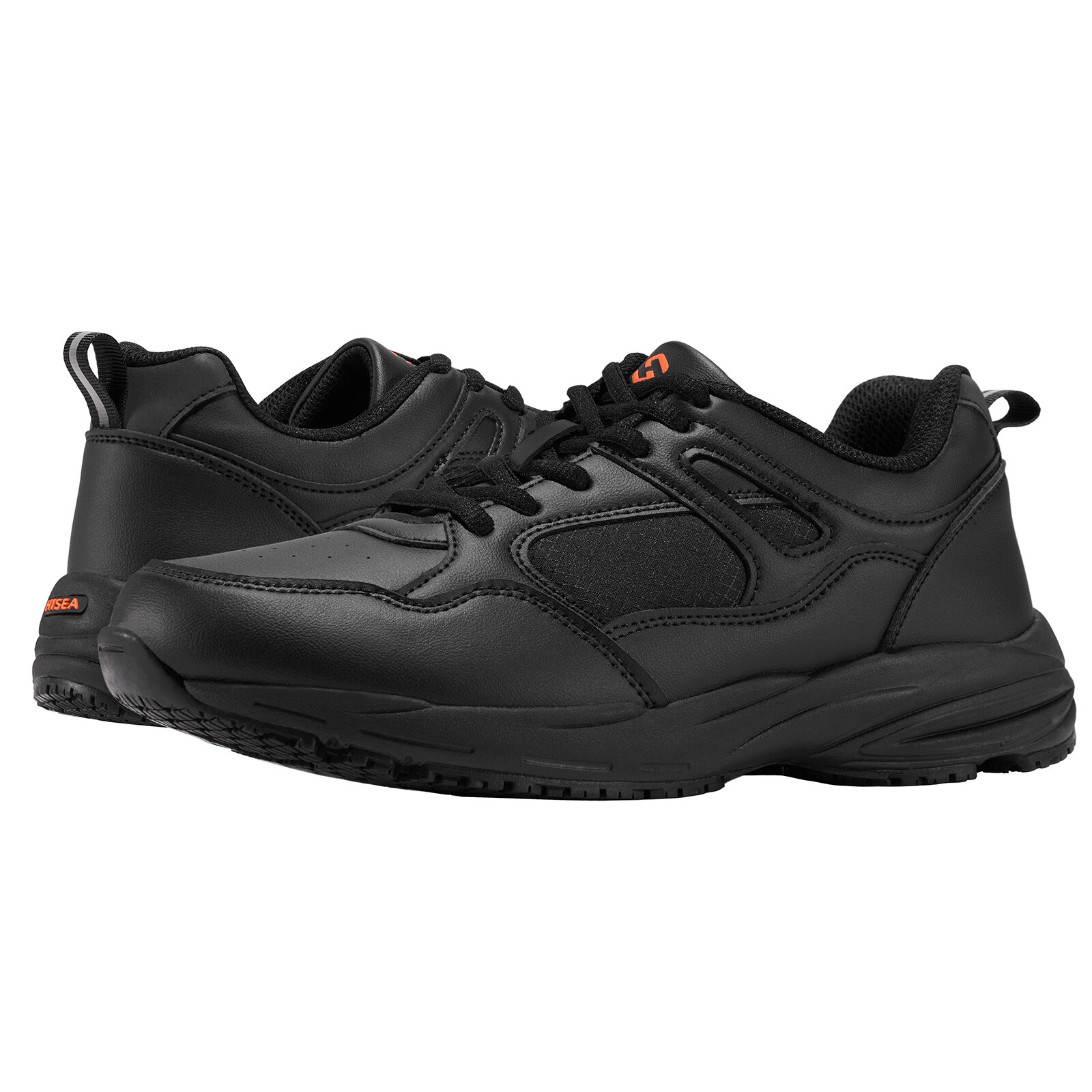 HISEA NINGO Men’s Slip Resistant Work Shoes Chef Kitchen Oil Resistant Sneakers