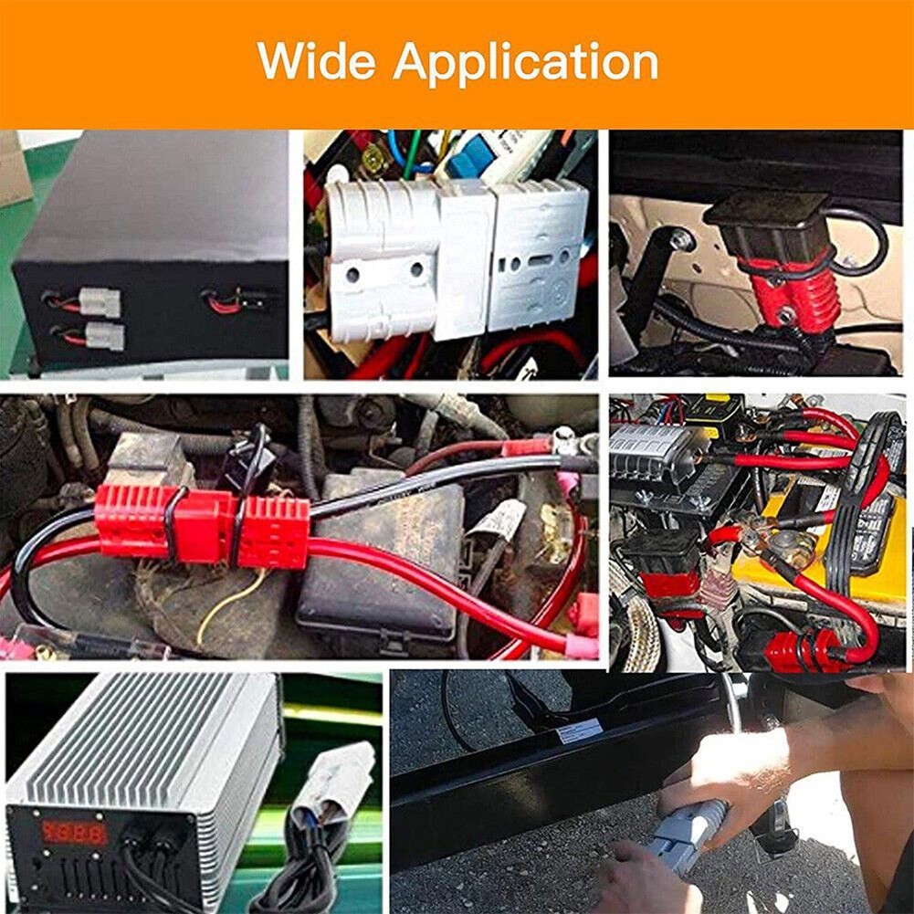 High Compatibility Connector Kit for 6 12 Gauge Cables 600V 50A
