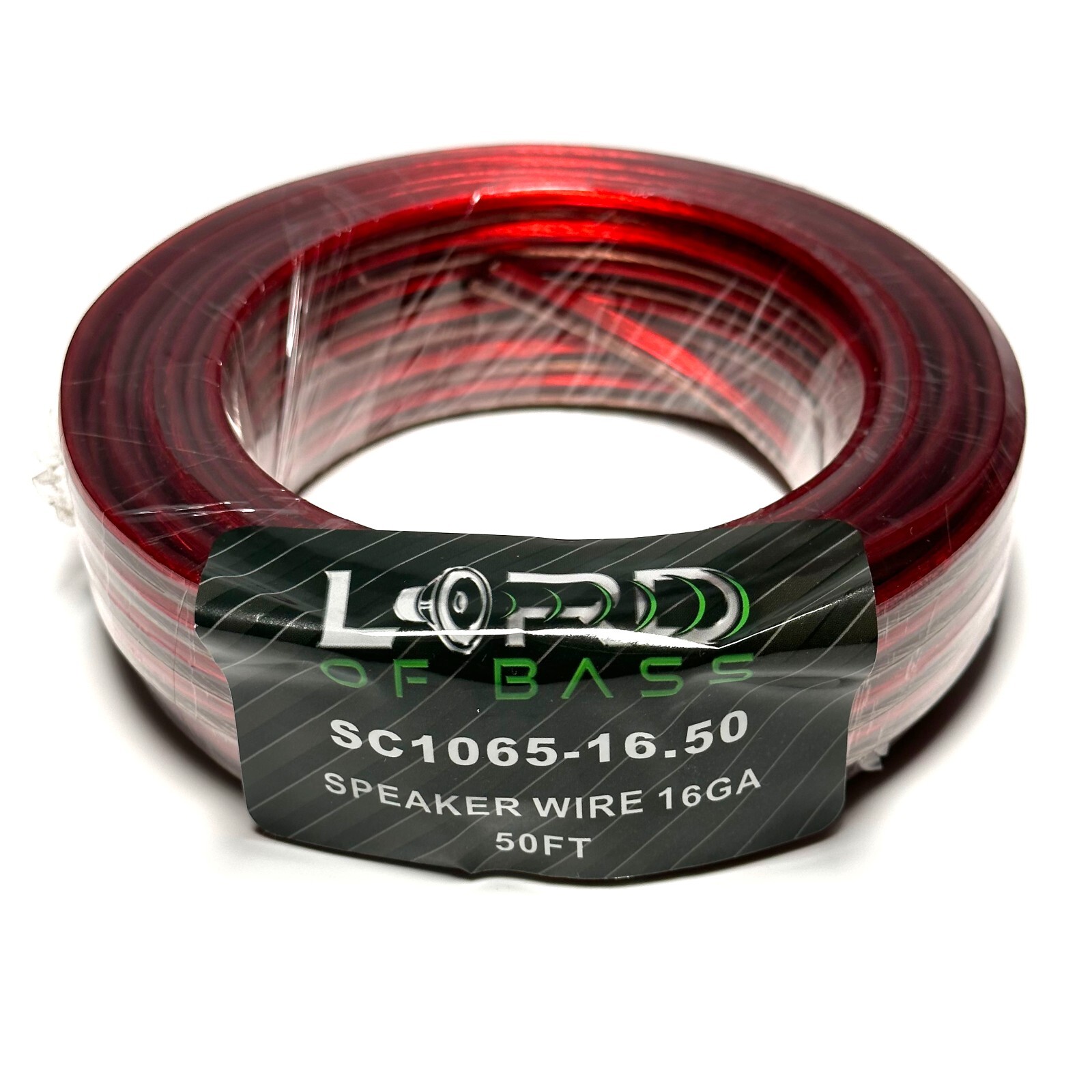 Lord of Bass 16 Gauge 50 Ft Speaker Wire Cable Car Home Audio CCA