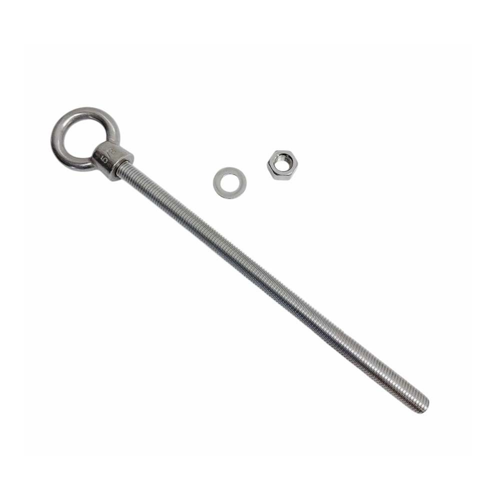Marine Grade T316 Stainless Shoulder Eye Bolt 5/8″ x 12″, 3,200 lb WLL
