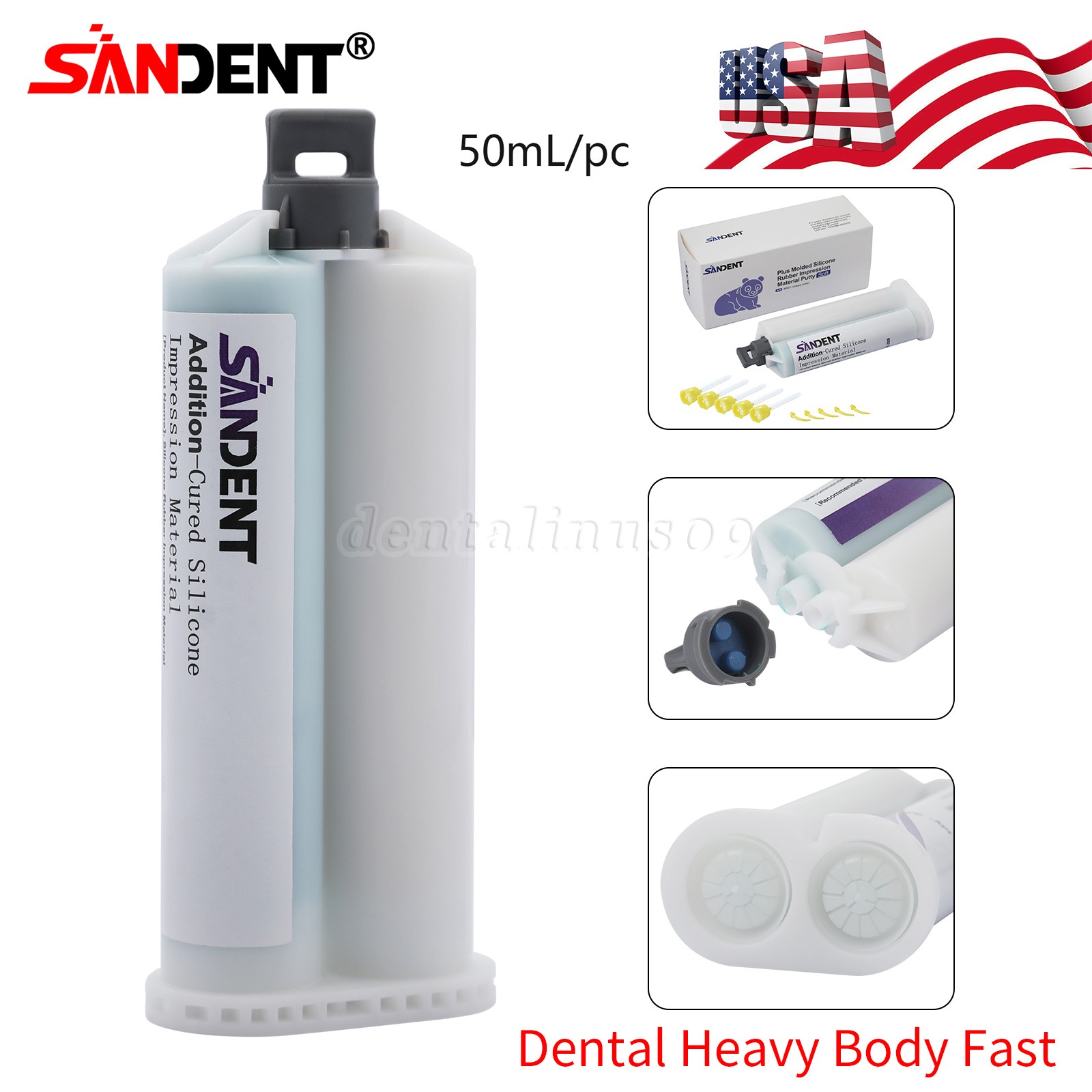 5*Dental Low slow Speed Contra Angle handpiece Latch 1:1 attach Fit NSK SEASKY