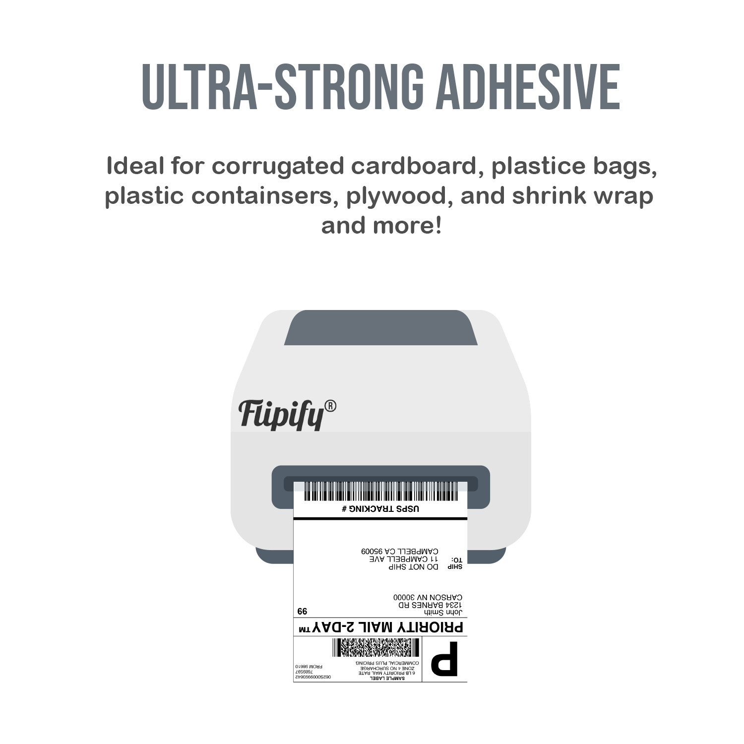 4×6 Thermal Labels Blank Shipping Direct Fanfold for Rollo Zebra Printer 1000 US