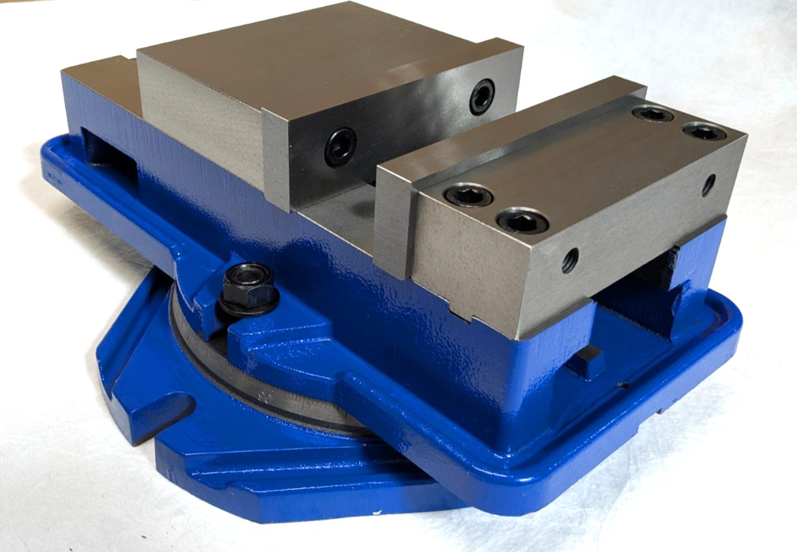 6″ Precision Machine Vise 360° Swiveling Base 6 Inch Jaw Width/Opening Qm16160