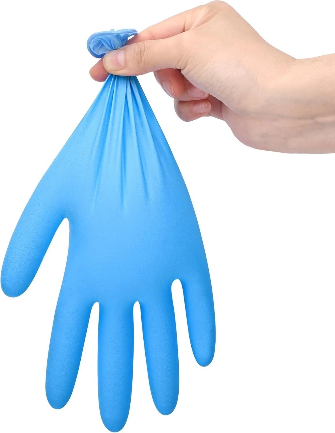 Ambidextrous 6-Mil Blue Nitrile Disposable Gloves XL – Safe for All Environments