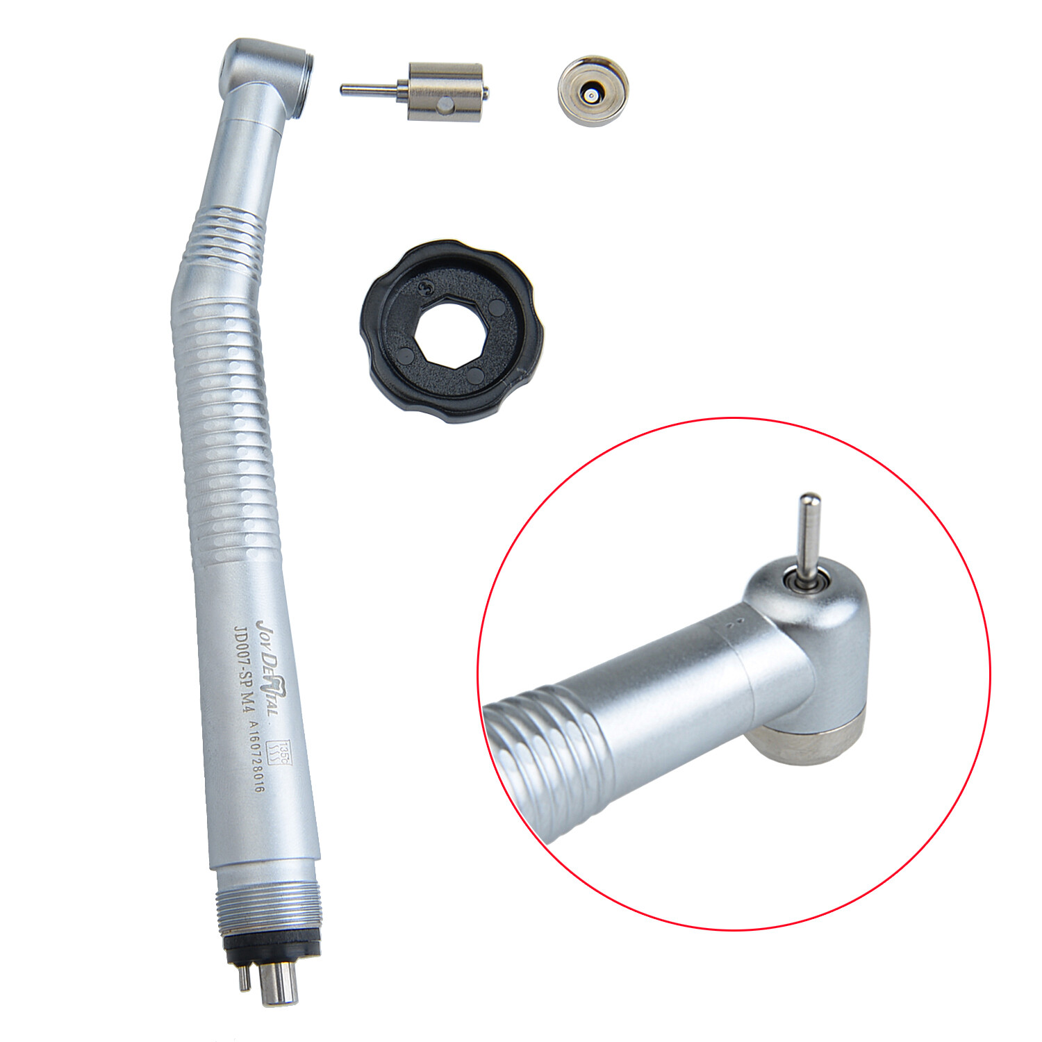 JOY Dental High Speed Handpiece 4/2 Hole Standard Head Push Button Air Turbine