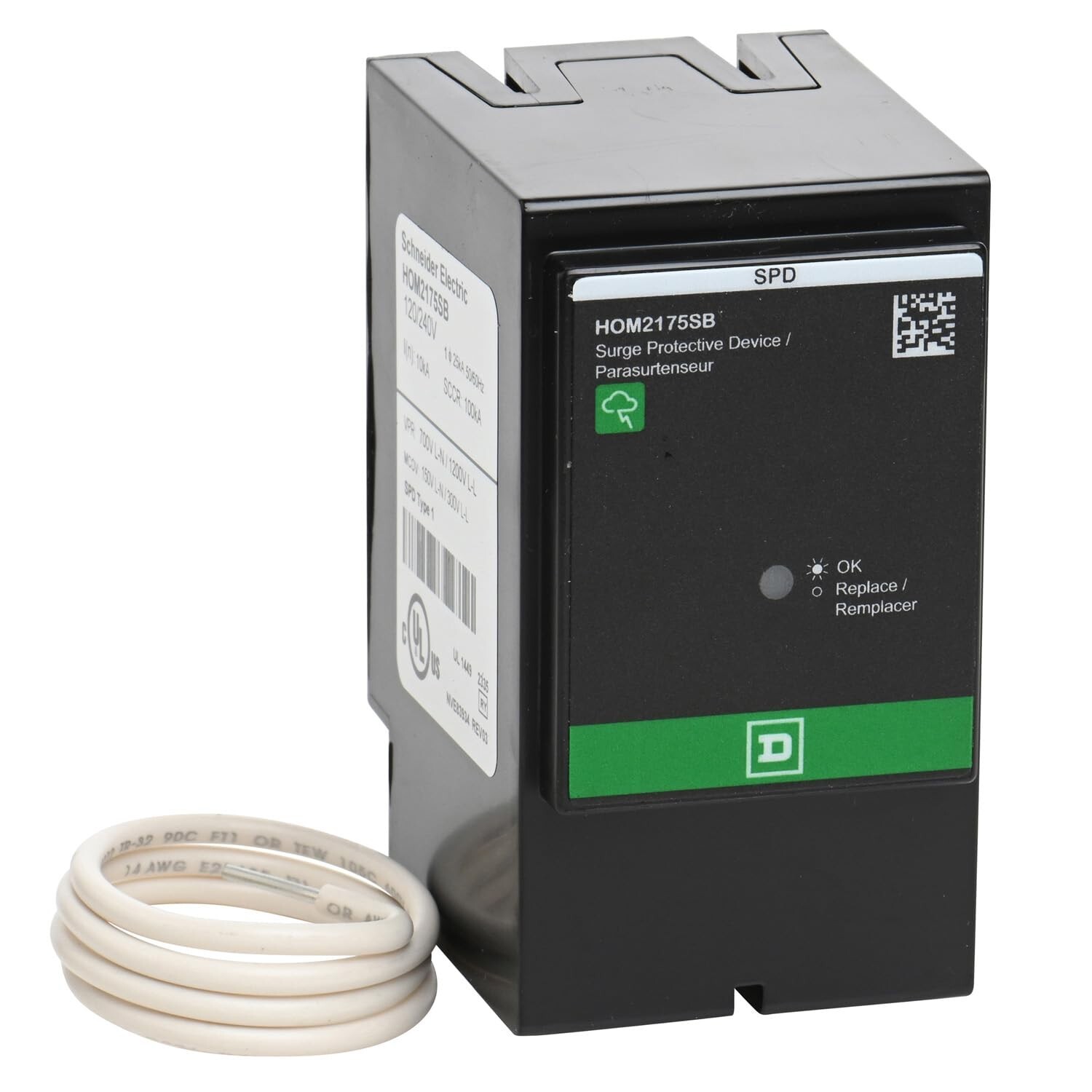 Square D by Schneider Electric HOM2175SB Homeline SurgeBreaker,25kA,120/240V