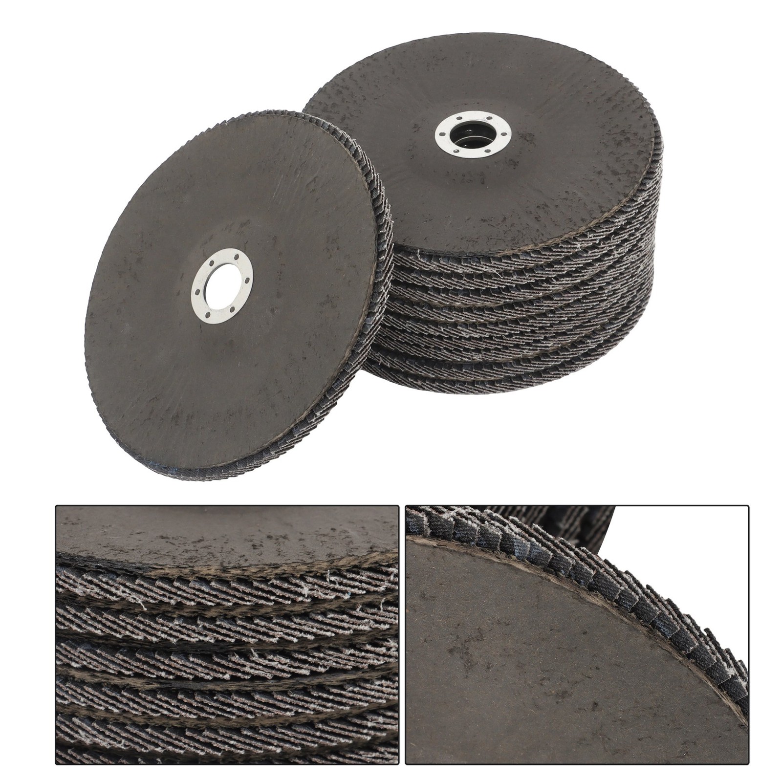 10 Pcs T29 Flap Discs 40 Grit Flapper Wheel for Angle Grinder 7″ x 7/8-Inch