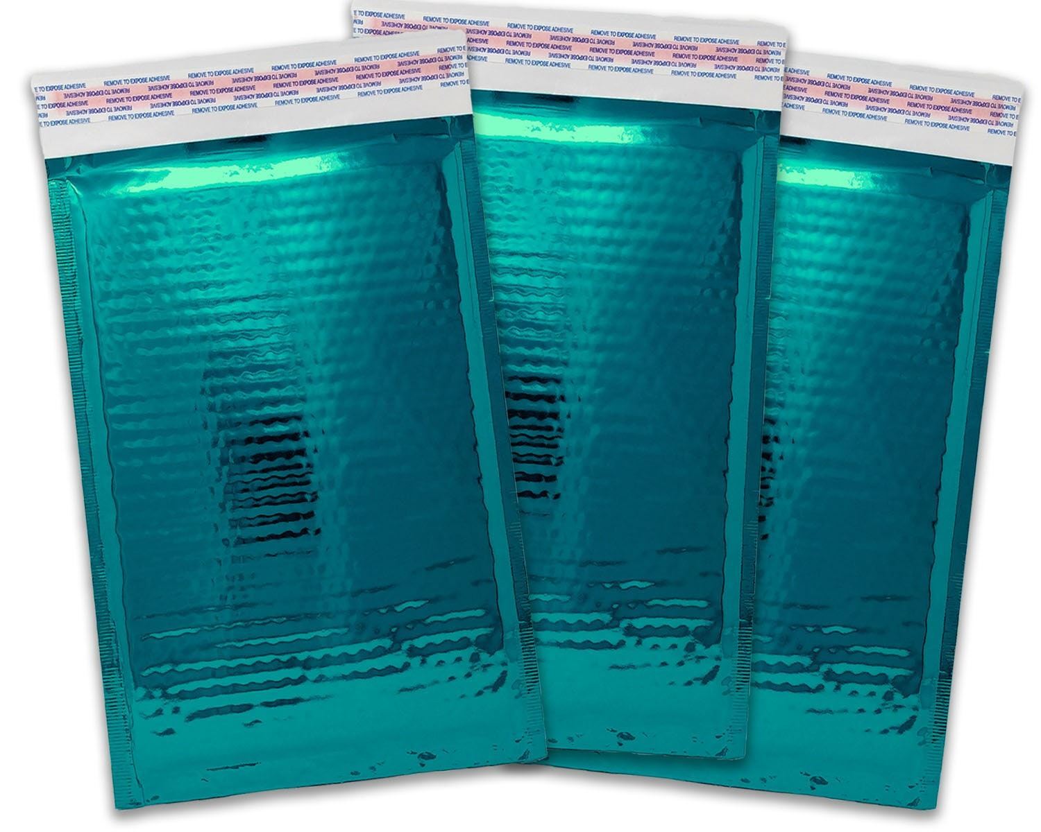4×8″ Bubble Mailers, Polished Rose Gold, Pink, Hologram, Teal Metallic, Mirrored