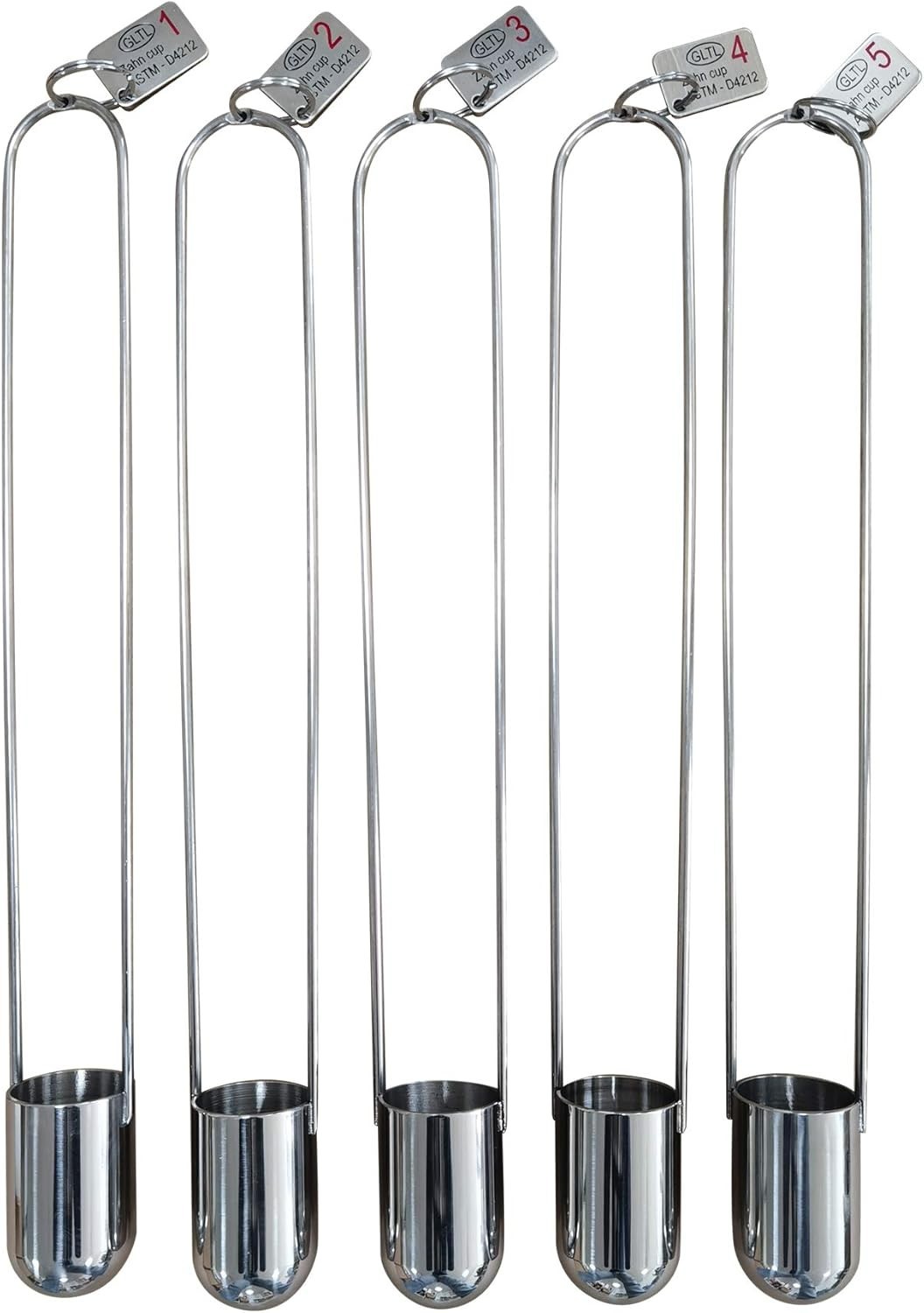 Zahn Immersion Viscosity Cup Viscometer 44Ml Cup Volume (1#/2#/3#/4#/5#) for Tes