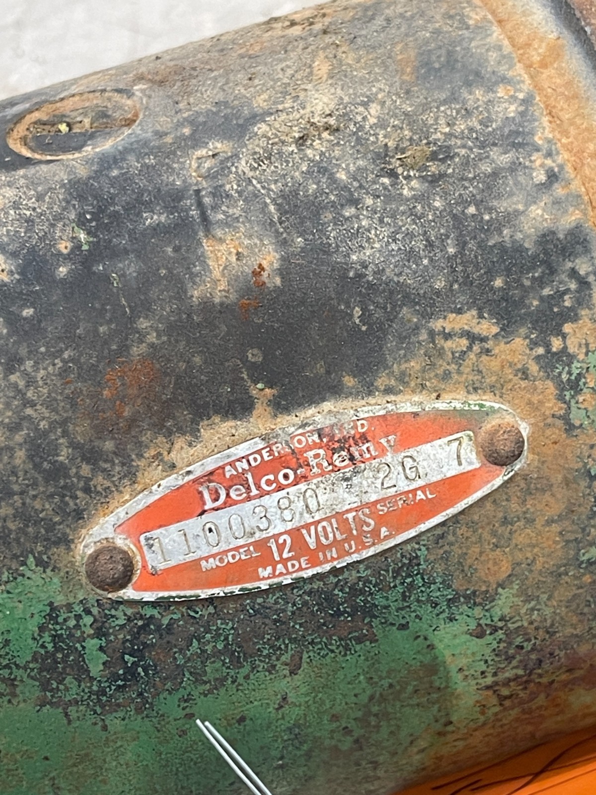 1967 John Deere 4020 Tractor 12V Generator 1100380