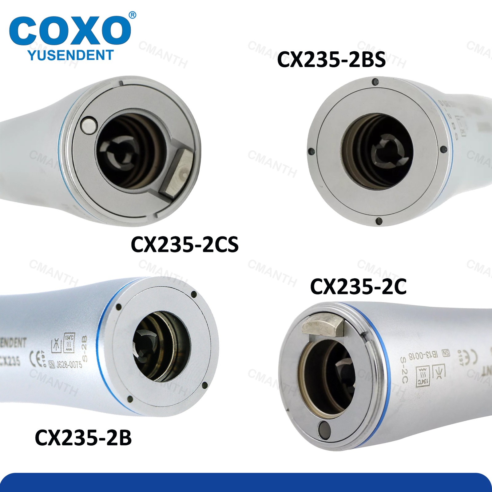COXO Dental Straight Nose Cone Handpiece Inner Water Channel E Type Fit NSK KAVO