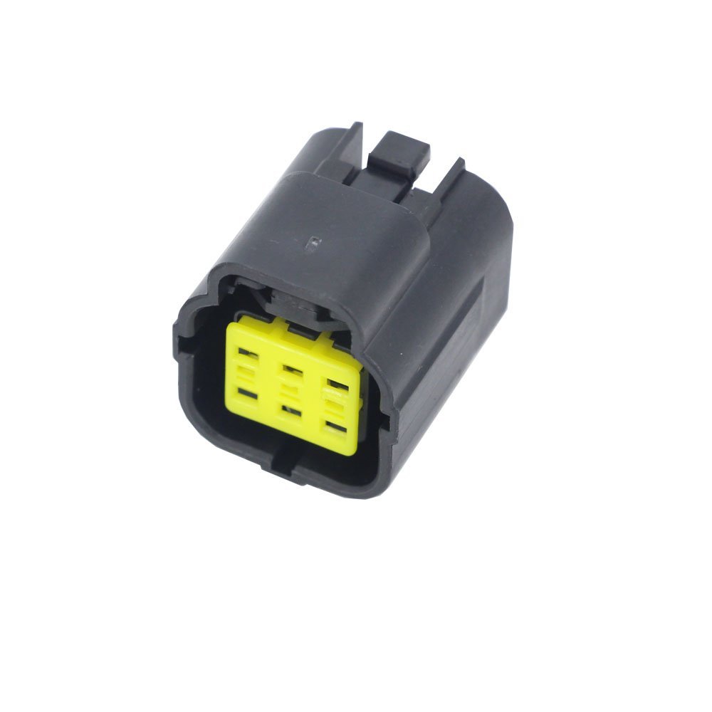 CAR MOTORCYCLE WATERPROOF 6 PIN ELECTRICAL 1.8MM AWG WIRE CONNECTOR PLUG