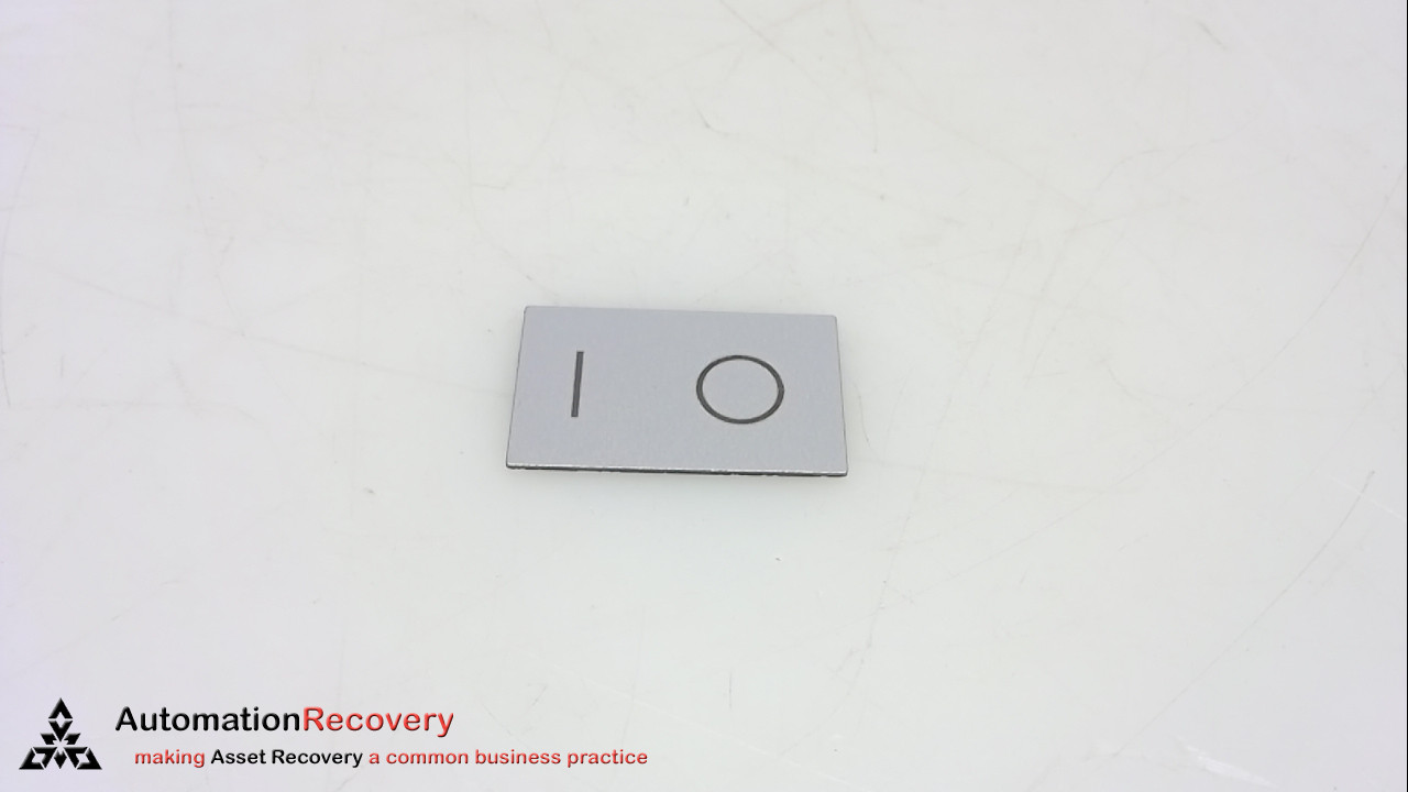 SIEMENS 3SB1904-2MF LABELING PLATE FOR LABEL HOLDER, NEW* #251602