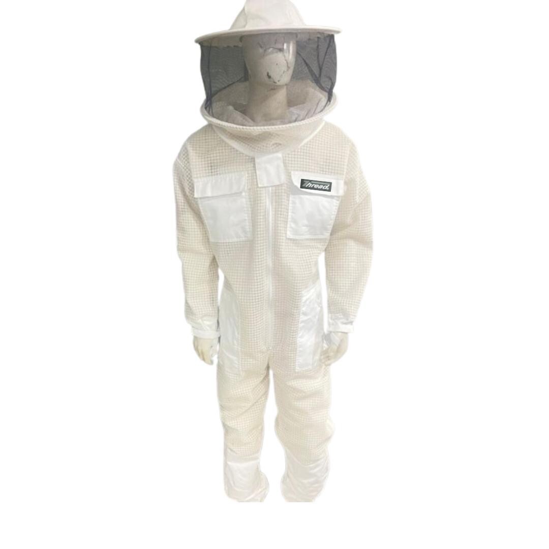 Pro’s Choice premium Ventilated Beekeeping Full SUIT + GLOVES Size; XL Thread(R)