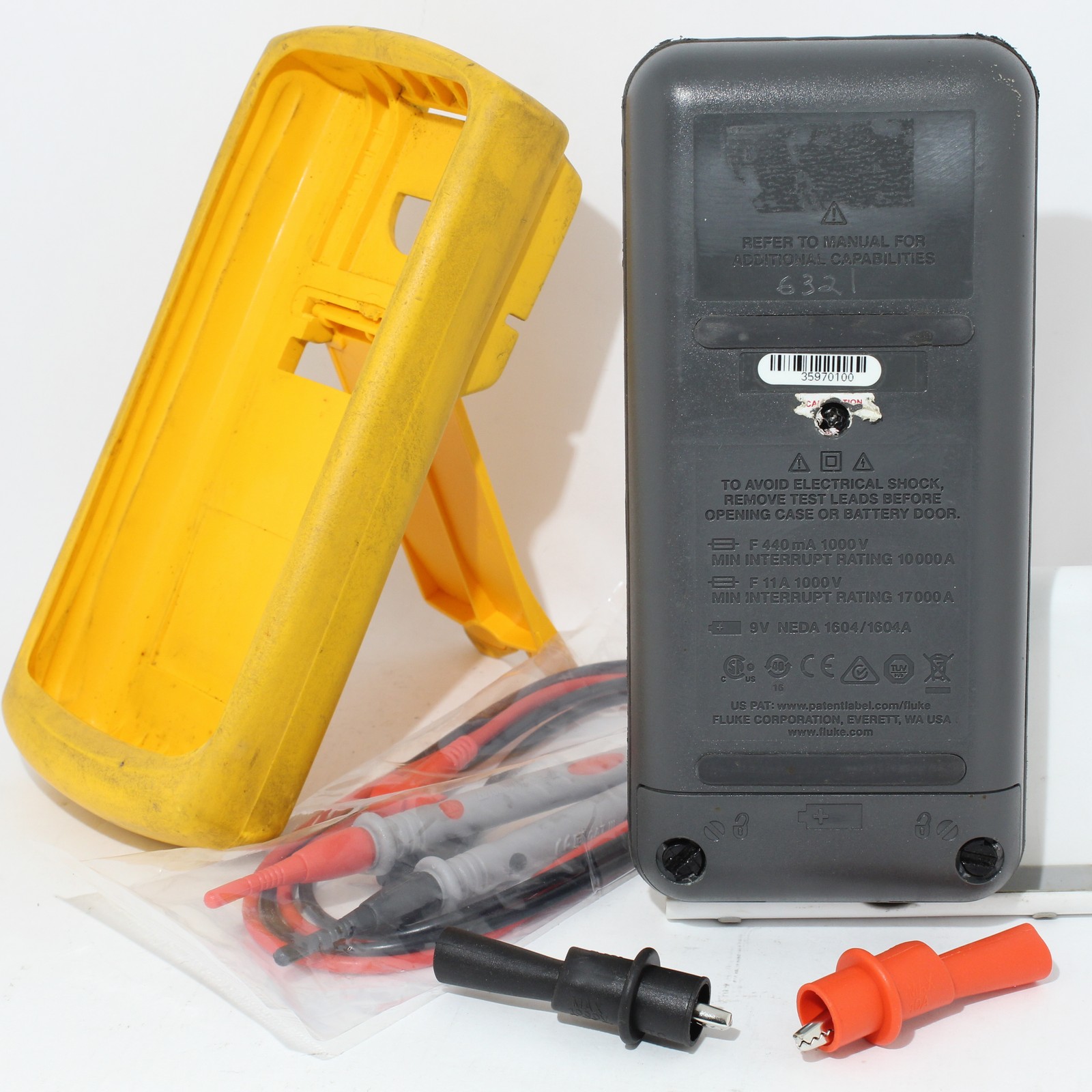READ Fluke 87-V (87V) True RMS Digital Handheld Multimeter BUNDLE